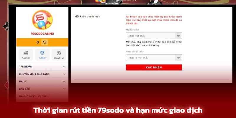 Rút tiền tại 79Sodo mất bao lâu?